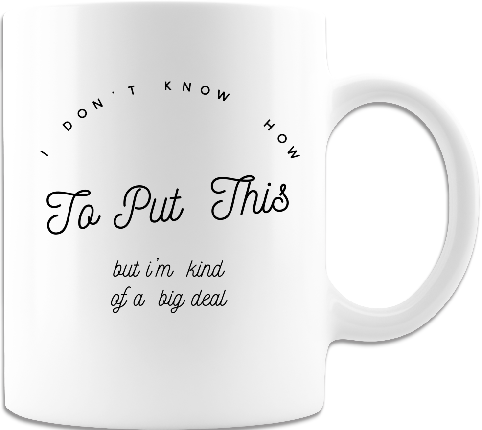 Nice 15oz Coffee Mug - White