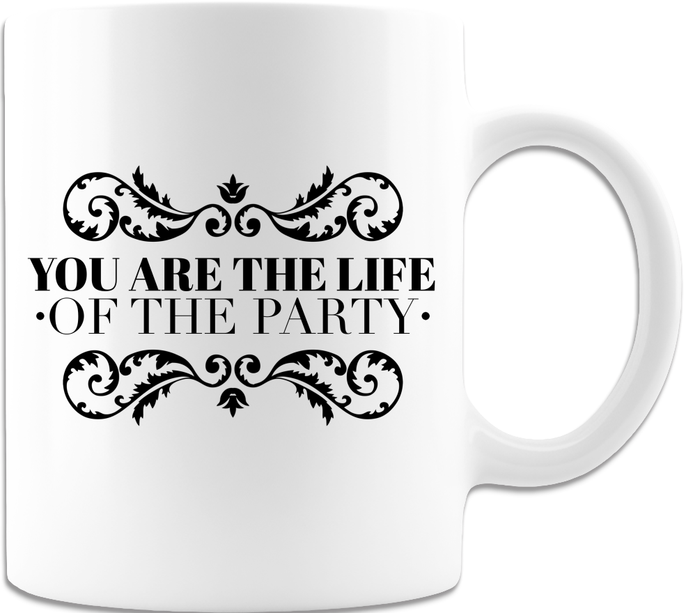 Life Of The Party 11oz Coffee Mug - White