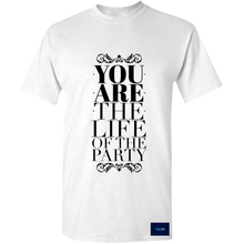 Load image into Gallery viewer, Nice Life Of The Party White Tee Shirt
